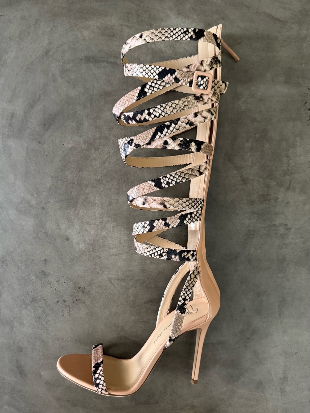 Giuseppe Zanotti x Jennifer Lopez Emme High Gladiator Sandals